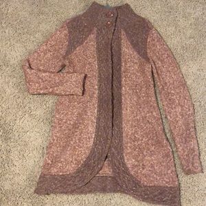Prana Sweater coat in rose- Women’s M